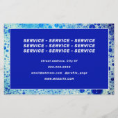 Prospectus 14 Cm X 21,6 Cm Bulles de savon mousse fausse texture (Dos)