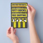 Prospectus 14 Cm X 21,6 Cm Bulletin d'art (Poignée)