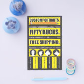 Prospectus 14 Cm X 21,6 Cm Bulletin d'art (Simple)