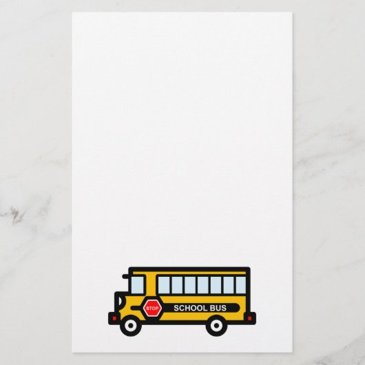 Prospectus 14 Cm X 21,6 Cm Bus scolaire (Devant)