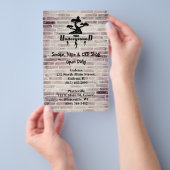 Prospectus 14 Cm X 21,6 Cm Business Logo and Address info   (Poignée)