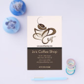 Prospectus 14 Cm X 21,6 Cm café prospectus avec menu (Simple)