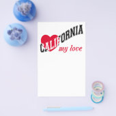 Prospectus 14 Cm X 21,6 Cm Californie, mon amour (Simple)