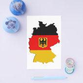 Prospectus 14 Cm X 21,6 Cm Carte Allemagne (Simple)