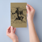 Prospectus 14 Cm X 21,6 Cm Carte Aquarius Constellation Hevelius 1690 sur Tau (Poignée)