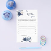 Prospectus 14 Cm X 21,6 Cm Carte de jeu Fête des mariées Apron (Simple)