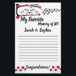 PROSPECTUS 14 CM X 21,6 CM CARTE DE JEUX DE BABILANDEAU DE MARIÉE SOUVENIR D'<br><div class="desc">Personnalisez-la en ajoutant votre texte (et vos photos personnelles). Pour accéder aux outils d'édition avancés,  veuillez aller à "Personnaliser",  faites défiler vers le bas et appuyez sur le lien "cliquez pour personnaliser davantage". Voir la collection complète pour tous les modèles assortis !</div>