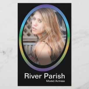 Prospectus 14 Cm X 21,6 Cm Cartes de prise de vue de modèle recto verso Modèl