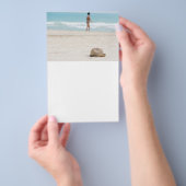 Prospectus 14 Cm X 21,6 Cm Casquette sur la plage (Poignée)