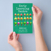 Prospectus 14 Cm X 21,6 Cm Centre d'apprentissage précoce Circulaire aux cham (Poignée)