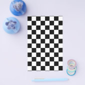Prospectus 14 Cm X 21,6 Cm Checkerboard pattern black and white (Simple)