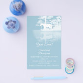 Prospectus 14 Cm X 21,6 Cm Cheval Au crépuscule (Simple)