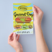 Prospectus 14 Cm X 21,6 Cm Chien chaud (Poignée)