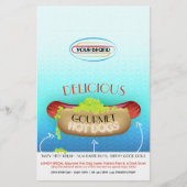 PROSPECTUS 14 CM X 21,6 CM CHIEN CHAUD DE GOURMET (Devant)