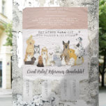 Prospectus 14 Cm X 21,6 Cm Chien Walker Animal de compagnie assis aquarelle B<br><div class="desc">Des tracts d'affaires élégants peints à la main et présentant une scène d'adorables animaux de compagnie. Ajoutez vos coordonnées complètes avec des spots pour les arrachages de numéro de téléphone le long du bas. Un choix unique et élégant pour les entreprises de salon, les gardiens de chiens, les marcheurs de...</div>