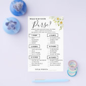 Prospectus 14 Cm X 21,6 Cm Chrysanthem Qu'est-ce que dans votre sac (Simple)