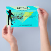 Prospectus 14 Cm X 21,6 Cm Circulaire Cyber Goth Party (Poignée)