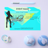 Prospectus 14 Cm X 21,6 Cm Circulaire Cyber Goth Party (Simple)