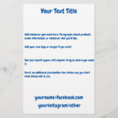 Prospectus 14 Cm X 21,6 Cm Circulaire d'affaires pour enfants (Dos)