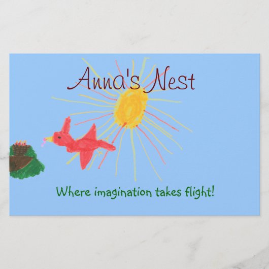 Prospectus 14 Cm X 21,6 Cm Circulaire de garde d'enfants (Devant)