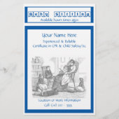 Prospectus 14 Cm X 21,6 Cm Circulaire de garde d'enfants (Devant)