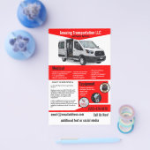 Prospectus 14 Cm X 21,6 Cm Circulaire de la société de transport (Simple)