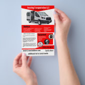 Prospectus 14 Cm X 21,6 Cm Circulaire de la société de transport (Poignée)