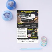 Prospectus 14 Cm X 21,6 Cm Circulaire de la société de transport (Simple)