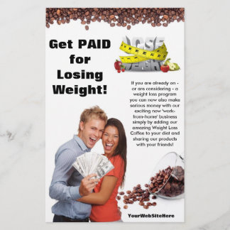 Prospectus 14 Cm X 21,6 Cm Circulaire de perte de poids