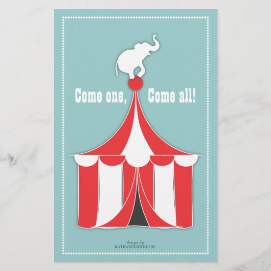 Prospectus 14 Cm X 21,6 Cm Circulaire d'événements carnavals PERSONNALISÉ (Dos)