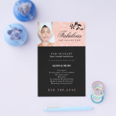 Prospectus 14 Cm X 21,6 Cm Circulaire marketing esthétique (Simple)