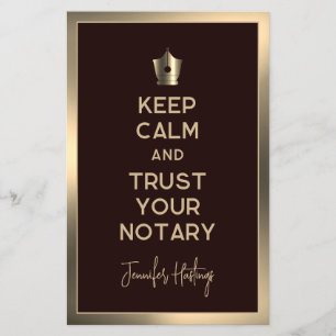 Prospectus 14 Cm X 21,6 Cm Circulaire publique de notaire créatif