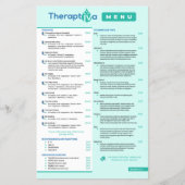 Prospectus 14 Cm X 21,6 Cm Circulaire Theraptiva (Devant)