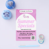 Prospectus 14 Cm X 21,6 Cm Cire avec tiff Flyer (Simple)