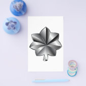 Prospectus 14 Cm X 21,6 Cm Classement militaire des États-Unis - Lieutenant-c (Simple)