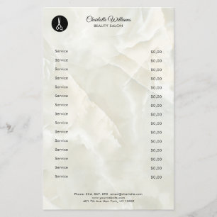 Prospectus 14 Cm X 21,6 Cm Coiffeur Marmor Flyer