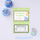 Prospectus 14 Cm X 21,6 Cm Commande personnalisée - Verre Krista (Simple)