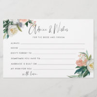 Conseil floral pour les cartes de mariée et de mar