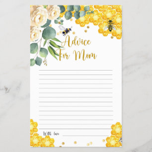 Prospectus 14 Cm X 21,6 Cm Conseils D'Abeille Pour La Carte De Jeu Maman