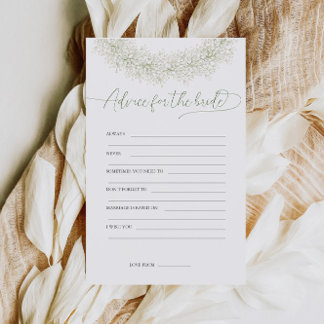 Prospectus 14 Cm X 21,6 Cm Conseils pour la mariée Flyer de jeu de fête de do
