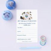 Prospectus 14 Cm X 21,6 Cm Contacts animaux pratiques ARC (Simple)