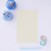 Prospectus 14 Cm X 21,6 Cm Couleur solide de café blanc (Simple)