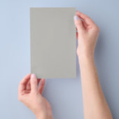 Prospectus 14 Cm X 21,6 Cm Couleur solide gris clair (Poignée)