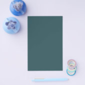 Prospectus 14 Cm X 21,6 Cm Couleur solide Turquoise profonde (Simple)