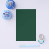 Prospectus 14 Cm X 21,6 Cm Couleur solide vert foncé (Simple)