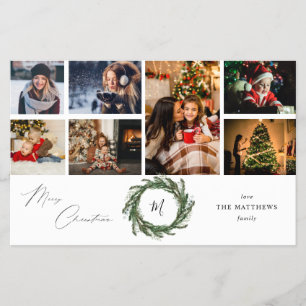Prospectus 14 Cm X 21,6 Cm Couronne de lettres initiale budget 7 Photo Joyeux
