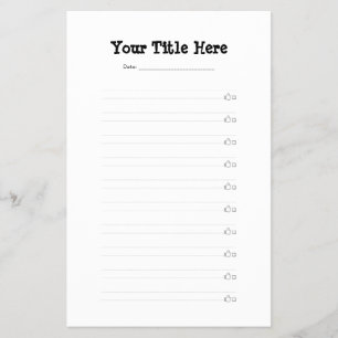 Prospectus 14 Cm X 21,6 Cm CREATE-YOUR-OWN do-it-yourself Personnaliser téléc