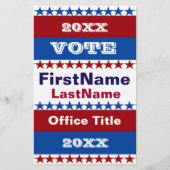 Prospectus 14 Cm X 21,6 Cm Créer un Modèle de campagne (Dos)