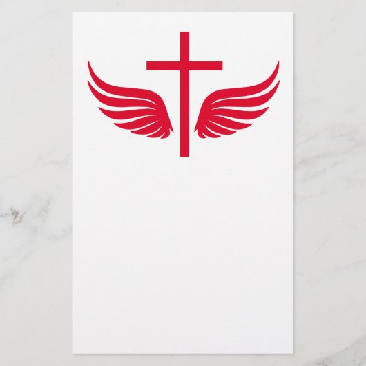 Prospectus 14 Cm X 21,6 Cm Croix chrétienne (Devant)