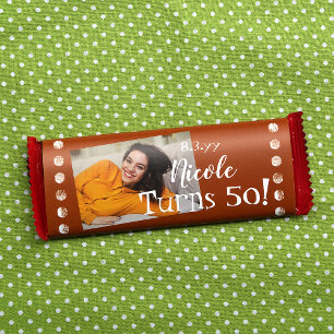 Prospectus 14 Cm X 21,6 Cm Cuivre en terre cuite 50e anniversaire Candy Bar W